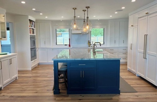 Eucalyptus Hill House | Montecito Modern Farmhouse with stunning ocean views & pool. Dog friendly