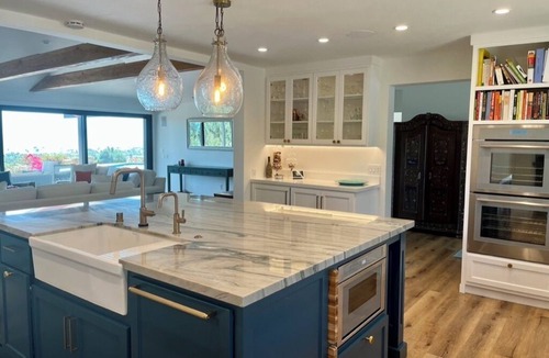 Eucalyptus Hill House | Montecito Modern Farmhouse with stunning ocean views & pool. Dog friendly