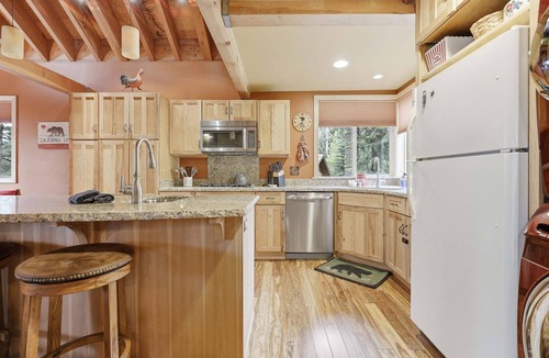 Bear Valley Cabin | NEW! A-Frame Home with Deck & BBQ - VH #223