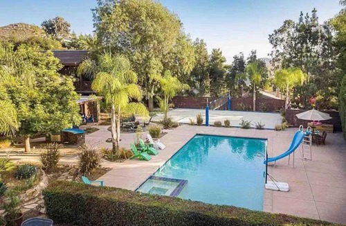 Lake Hodges House | North County Estate - Pool Spa & Volleyball Court