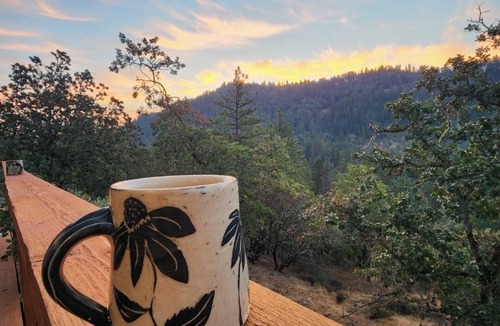 Rogue River House | Off-grid container home on 6 private acres, outdoor soaking tubs and plunge pool