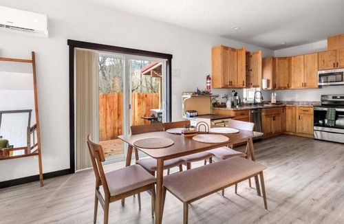 Ashford Cabin | Perch - Skatecreek Cabin: Midcentury Vintage Cabin w/Hot Tub & Fire Pit!