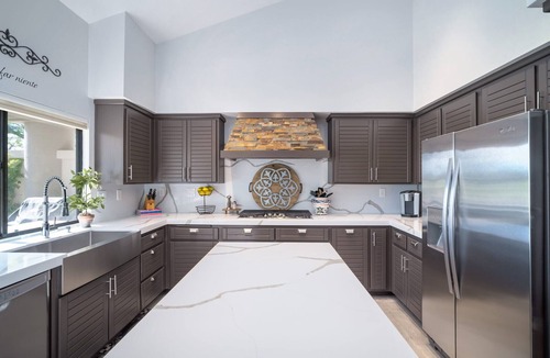 La Quinta Condo | PGAWEST Stadium home with STUNNING course, lake and Mountain View’s on hole five