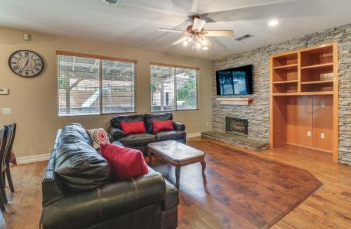 Palmdale House | Pool, Patio & Games! Suburban Home in Palmdale