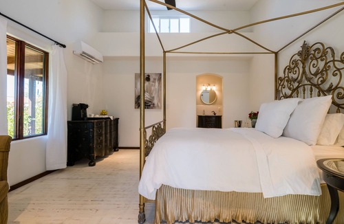 Morgan Hill House | Poolside Suite with a private rose garden next to the vineyard and private entry