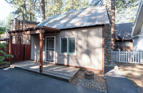 Al Tahoe House | Romantic one bedroom, one bath cabin with white picket fence in. Extremely cozy.