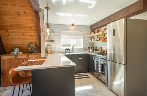 Timberland Cabin | Tahoe A-Frame Cabin with Hot Tub | Walk to Lake, Sleeps 6