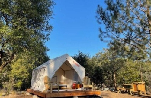 Redding RV Rental | Tentrr Signature Site - Walker Mine Campground | Signature Tentrr Platform Site