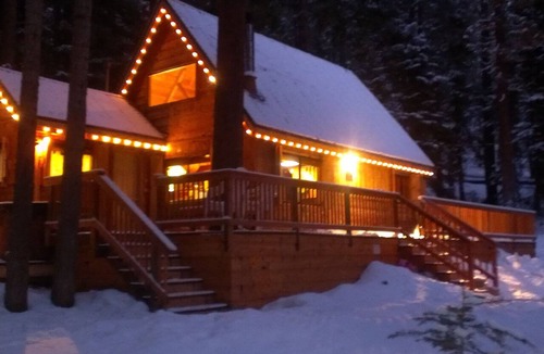 Talmont Cabin | Three Bears Cabin (2.5Bed/1B): Dog Friendly, Hot Tub, Curbside pick-up to Alpine