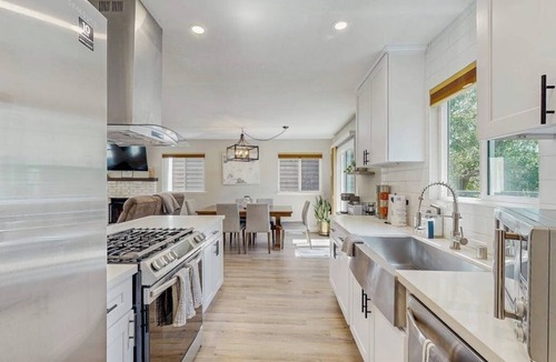 Lodge Hill House | Two-story home w/enclosed yard, patio, gas fireplace, washer/dryer, & fast WiFi