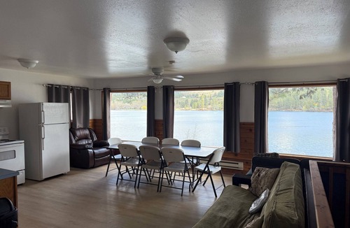 Republic Cabin | Two-Story Lakefront Cabin - 3 Bedrooms - Sleeps 6+ at Tiffanys Resort