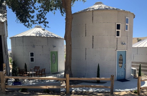 San Miguel House | Two Tiny Home Grain Silos
