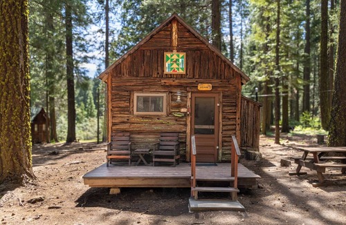 Blairsden-Graeagle Cabin | Vibrant Salmon Cabin at Camp Layman | Angler & Adventurer Riverside Outpost