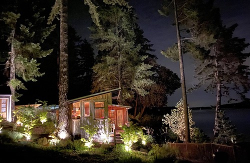 Grapeview Cabin | Waterfront Cottage, The Captains Cabin is a romantic, remote spot in the PNW.
