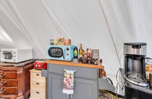 Los Gatos RV Rental | Yurt Above it All - Glamp on-site