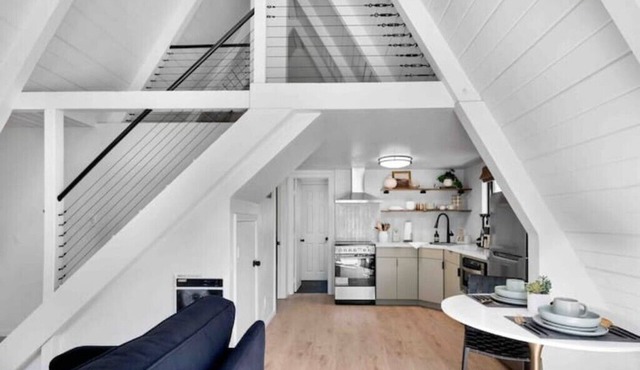2 Charming New A-Frame Homes w/6 Beds Near Lake