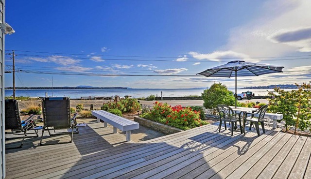 Birch Bay Waterfront Home - Steps to Beach!