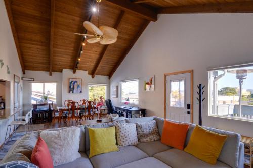 Breezy & Central Monterey Apt with Bay View!