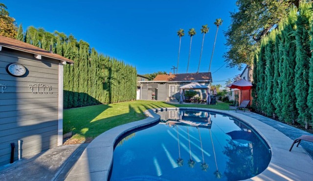 Craftsmen Pool home with spacious backyard