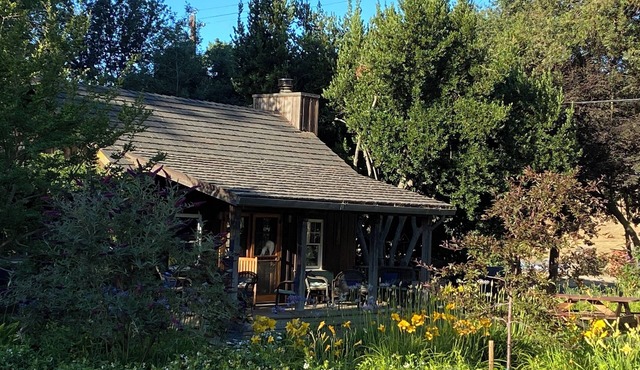 Eclectic Cabin + Glamping Tent at Vineyard Retreat on Grand Island in Delta