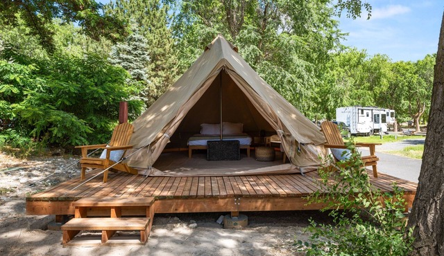 Experience Nature's Spa Glamping at Soap Lake