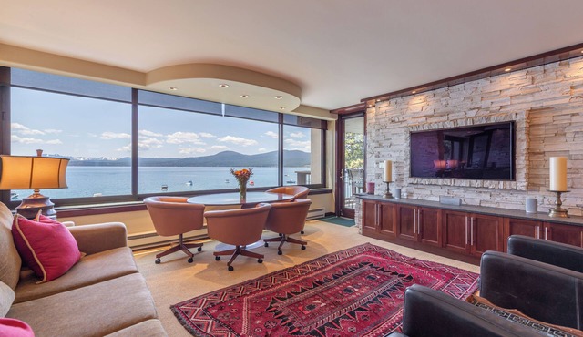 Experience the serene Lake Front Retreat at Brockway Springs Resort