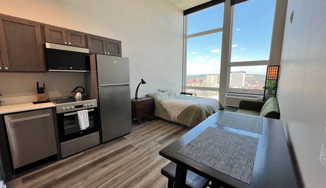 Experience urban luxury in this 8th floor studio rental!