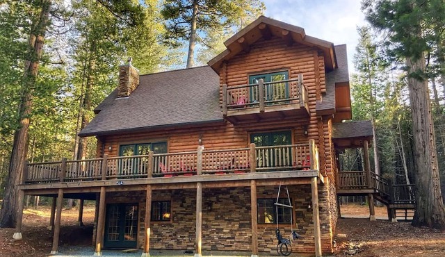Family-Friendly Log Cabin Rental in California's Gold Country near Sacramento