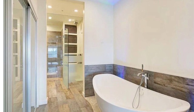 First and only 4-bedroom 3 full bathroom condo with AC in enjoyable Santana Row