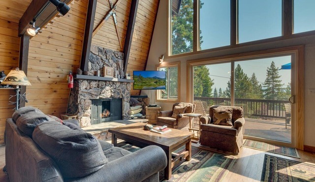 Gambrel Chalet at Dollar Point by Tahoe Getaways - 4 BR w Private Hot Tub, Pet Friendly