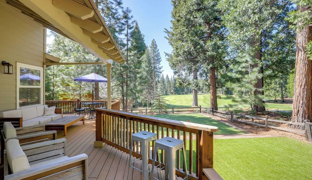 Game Room & On-Site Golf Course! Lake Almanor Home