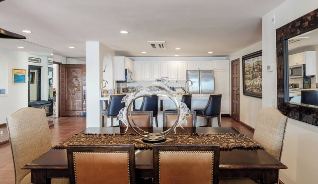H1864: Remodeled 2Br villa, AC, 4-seat cart, OCEAN VIEWS, BBQ
