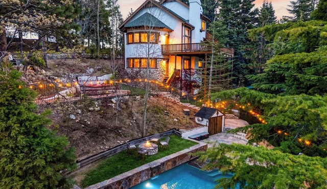 Heated Pool + Hot Tub + Fire Pit + Game Room | Mins to Lake Arrowhead + Village