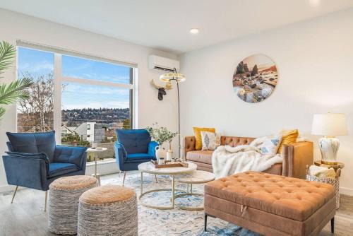 Lake Union Rooftop, Sleeps 12, Parking & Sauna