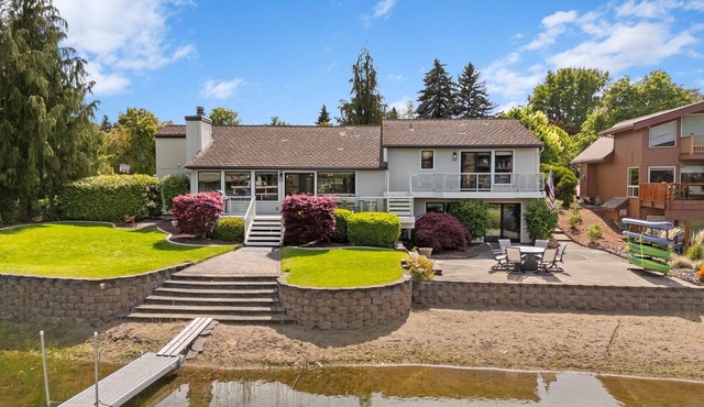 Lakeside Liberty Lake Home Private Beach Acces