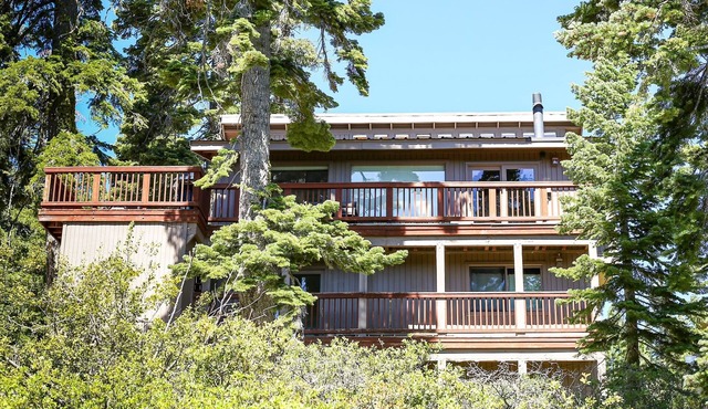 Lovely updated cabin with views - sleeps 9 in Bear Valley with WiFi access