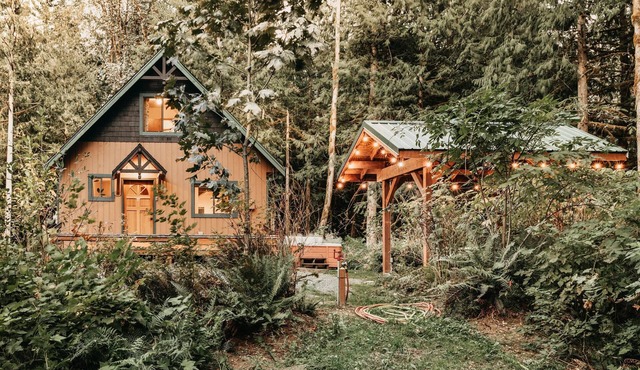 Mt Baker Lodging - Cabin 67 - Private 2-story Cabin With a Private hot tub
