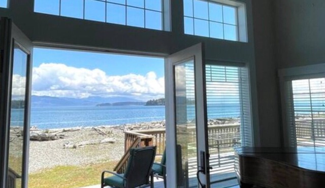 New Beachfront Home on Guemes Island!