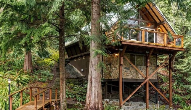 Private 2BR Creekside Chalet w/Wood Stove!