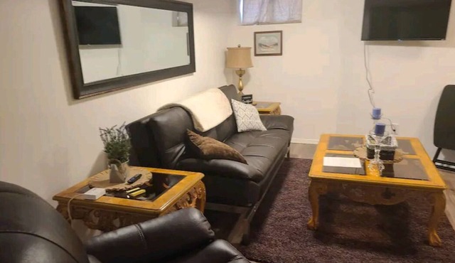 Private basement studio apt.