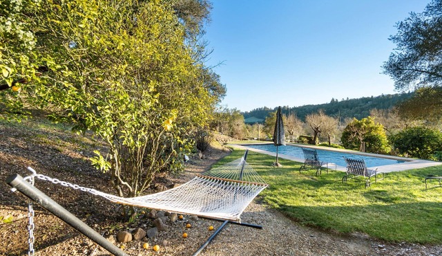 Relax & Gather: Healdsburg Farmhouse for 10 with Pool, Hot Tub & BBQ