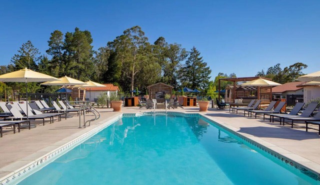 Serenity Now: Your Santa Cruz Retreat with Deck, Pool & Fireside Relaxation