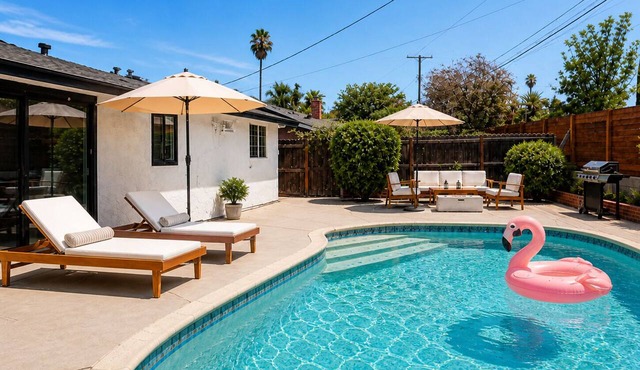 Spacious 4BR Home w/Cozy Fireplace, Game Room & Easy Access to LA Attractions