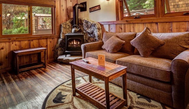 Standalone Fireplace Cabin