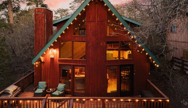 Stargazer|A-Frame, Firepit, Spa, Dogs Ok, By Lake!