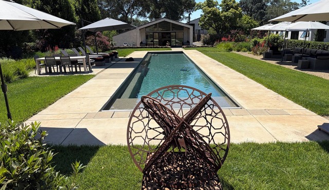 Stunning Modern Sonoma Wine Country Studio with 60' Lap Pool