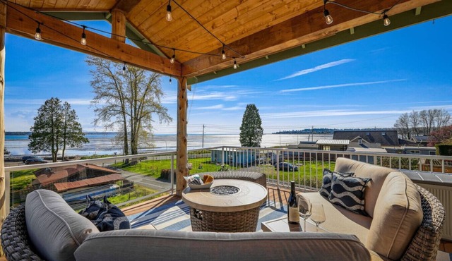 The Perch | Birch Bay Views · Fire Deck · Beach