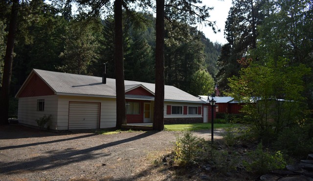 Tranquil, Nostalgic Riverfront Property on 1/2 acre on White Pass