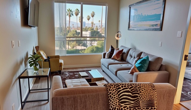 Vibrant 3BR Apart-Hotel Spacious Comfort in Central Los Angeles