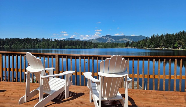 Vintage Waterfront Cabin on Lake Nahwatzel! Private dock and gorgeous views!